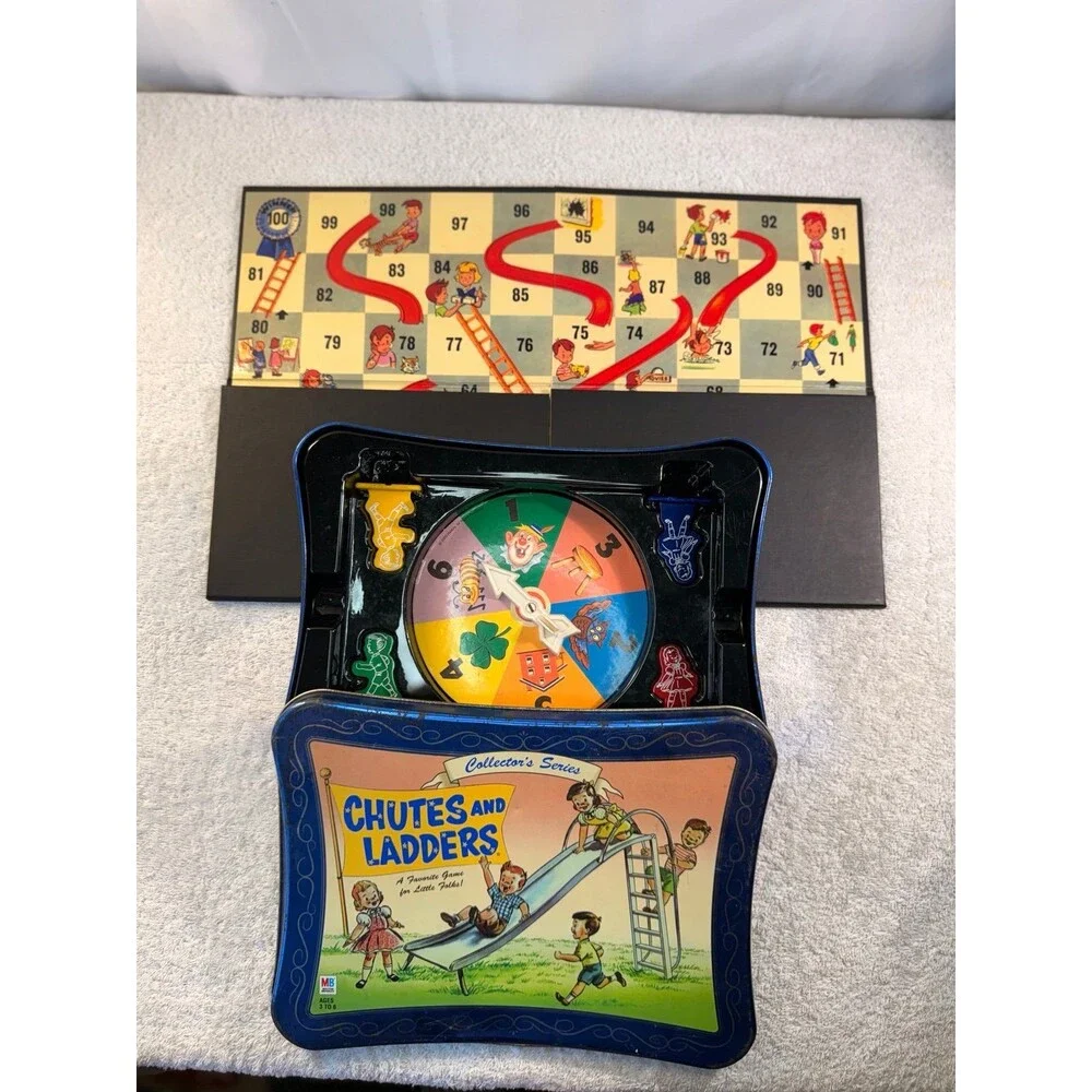 Vintage Milton Bradley Chutes and Ladders board game